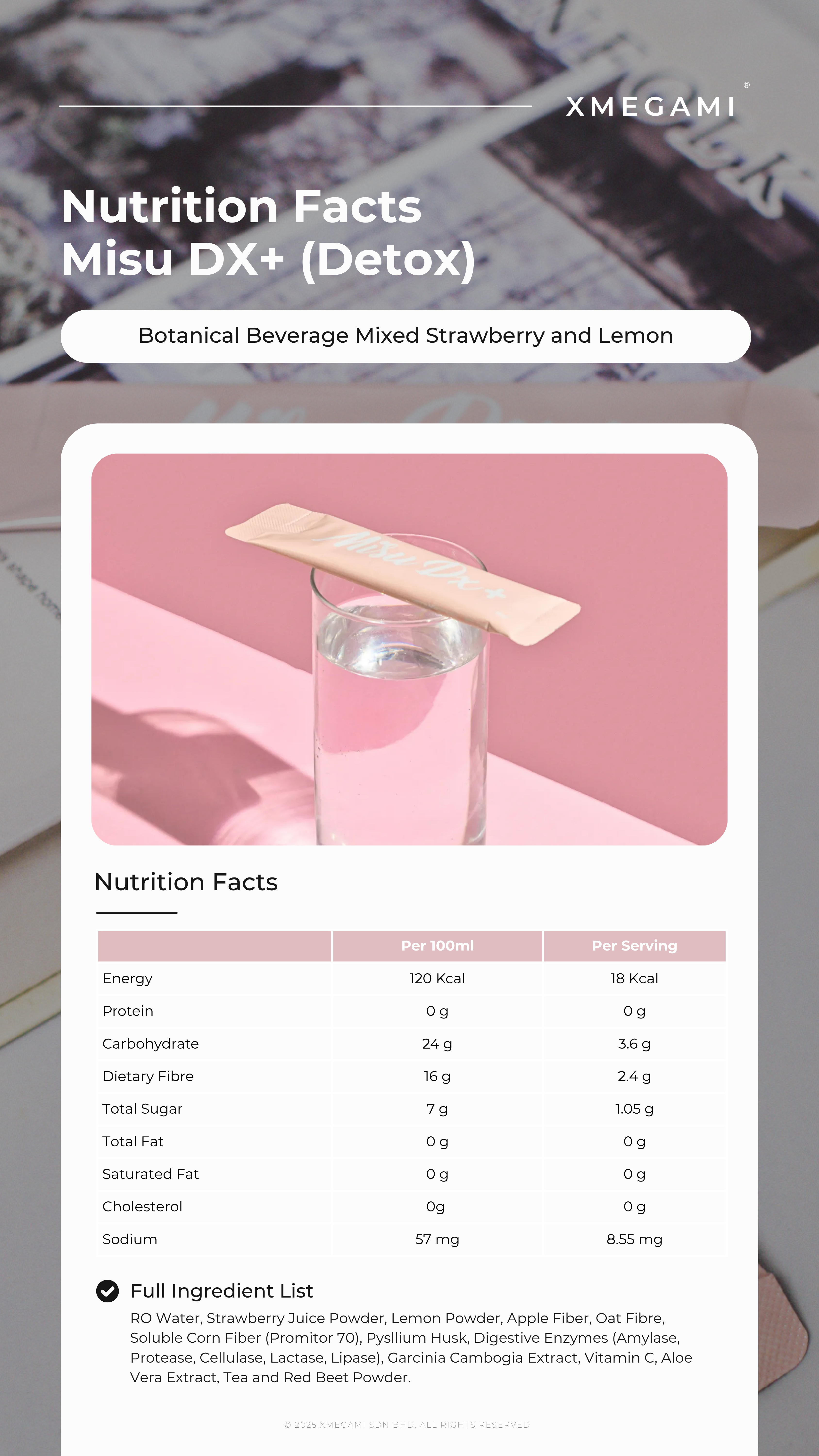 Misu Dx+ (Detox) 排毒 20sachet./box