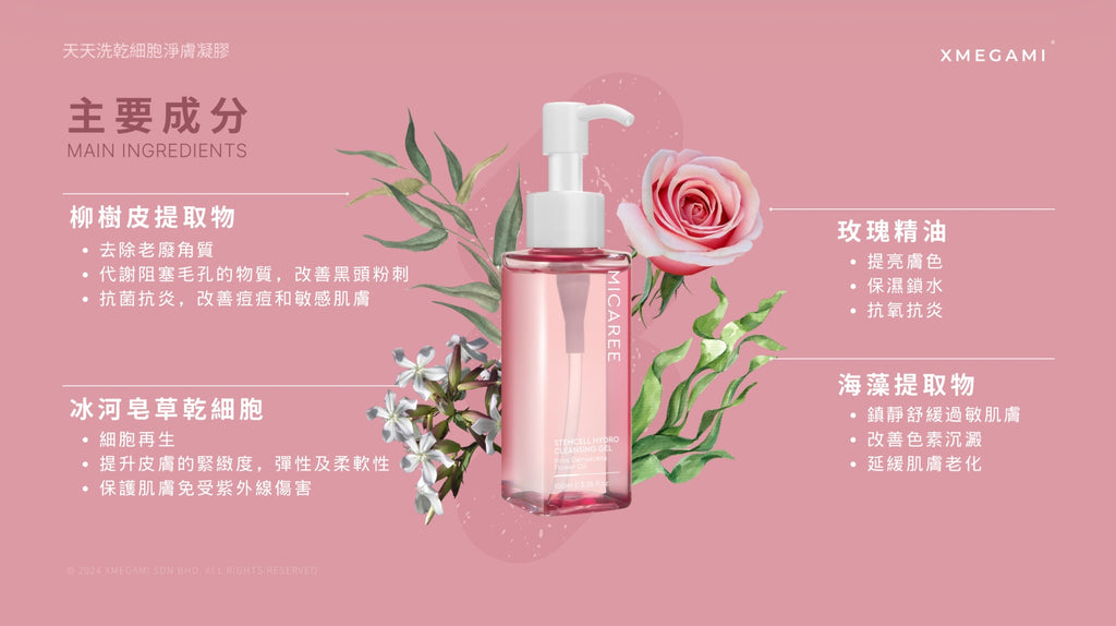 Micaree 幹細胞水潤潔面凝膠 100ml e 3.38 fl.oz.