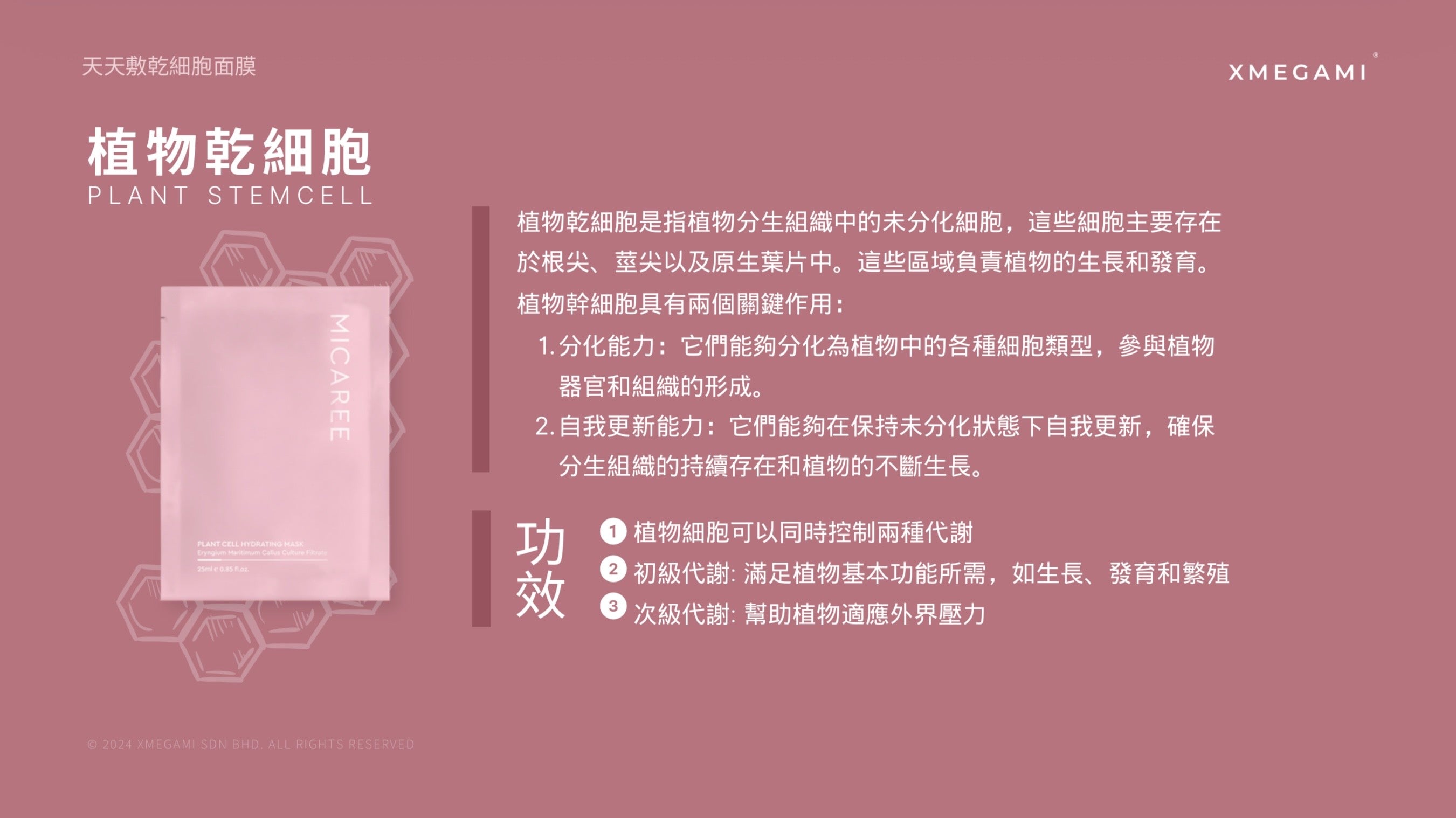 Micaree 植物細胞保濕面膜 25ml e 0.85 fl.oz. (5pcs)
