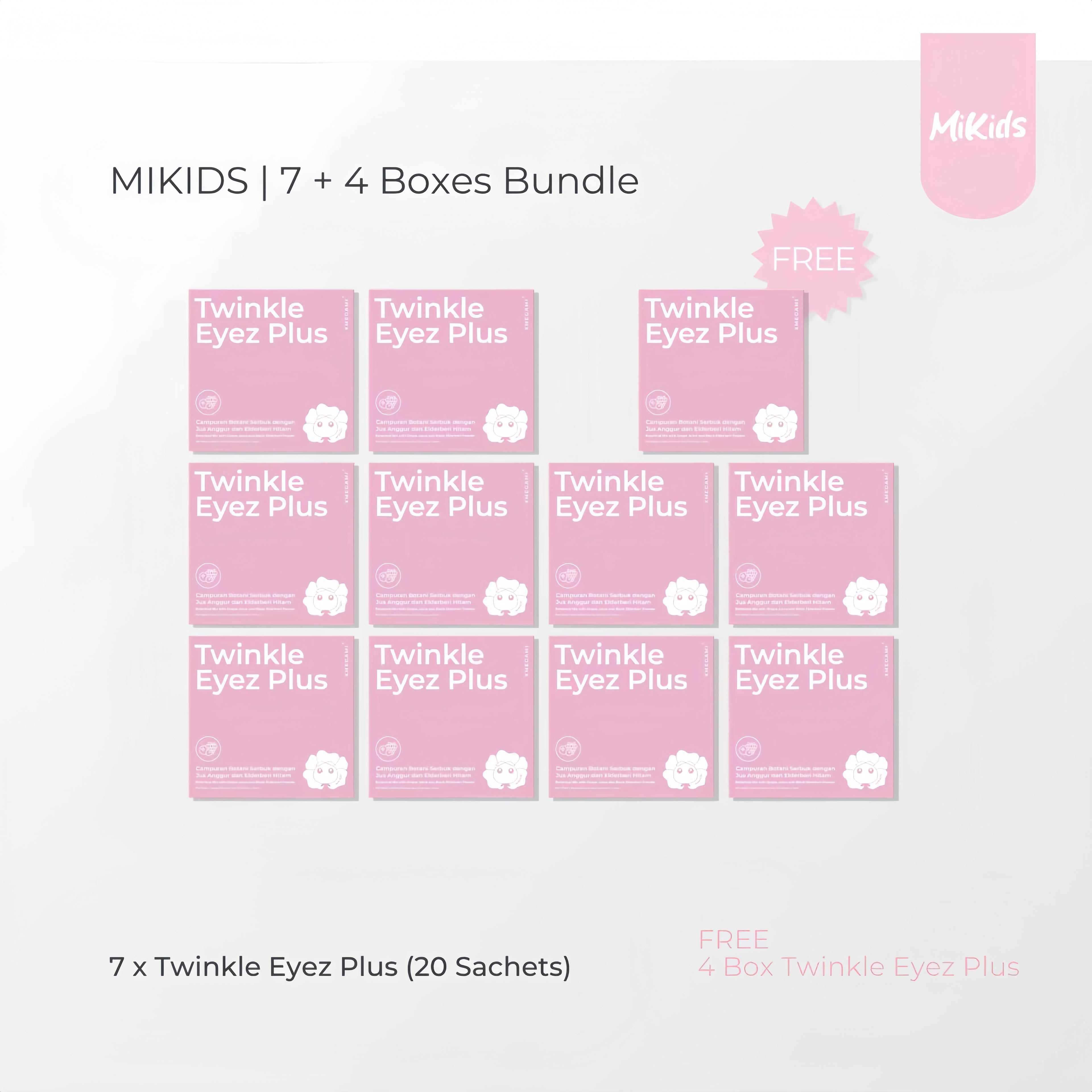 MiKids Twinkle Eyez Plus 護眼粉 Powder 2g/ 1 sachet