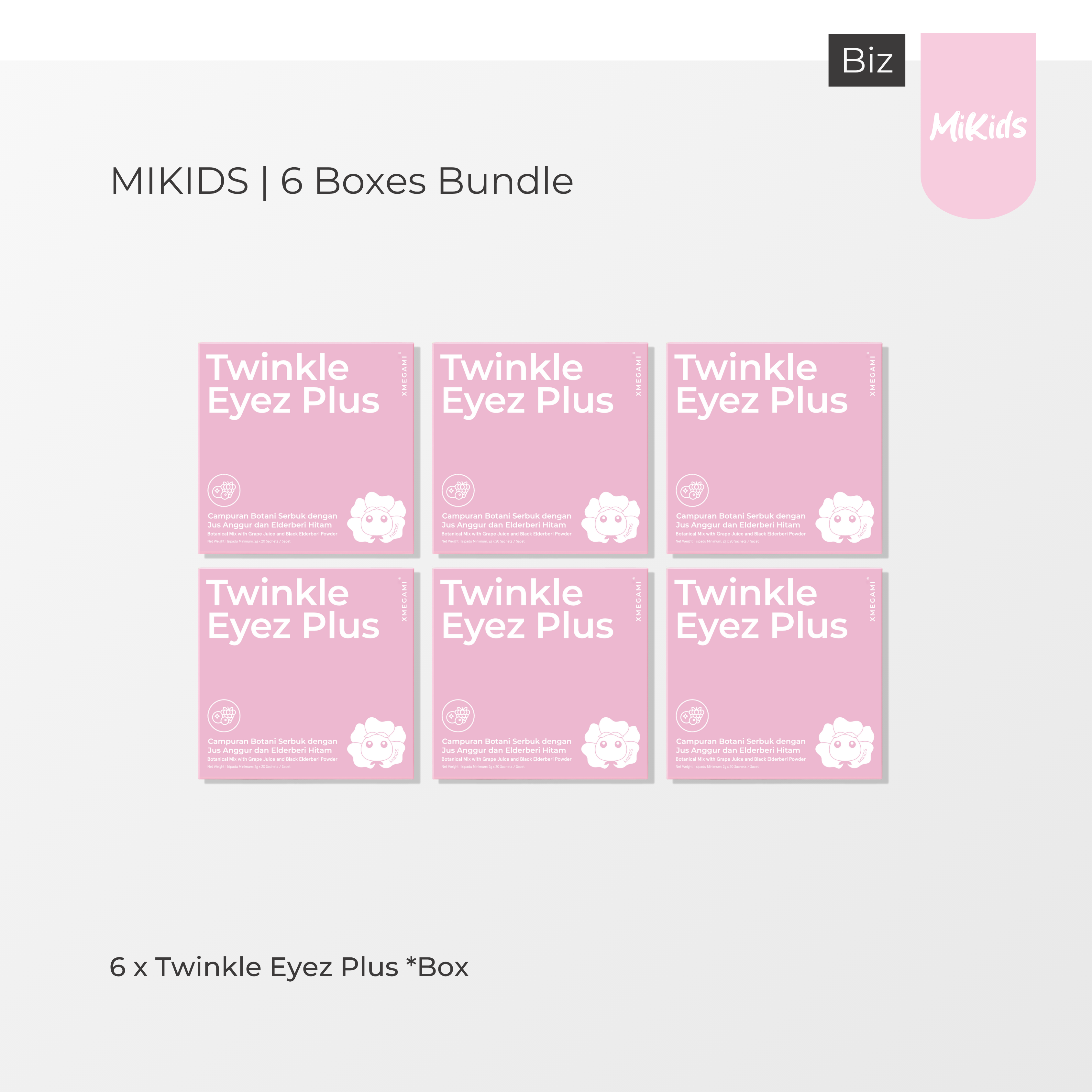 MiKids Twinkle Eyez Plus 護眼粉 Powder 2g/ 1 sachet